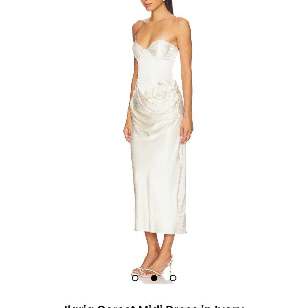 LPA Ivory Strapless Dress